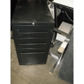 25.5"x 22"x 17" 3 Drawer Cabinet with Wheels